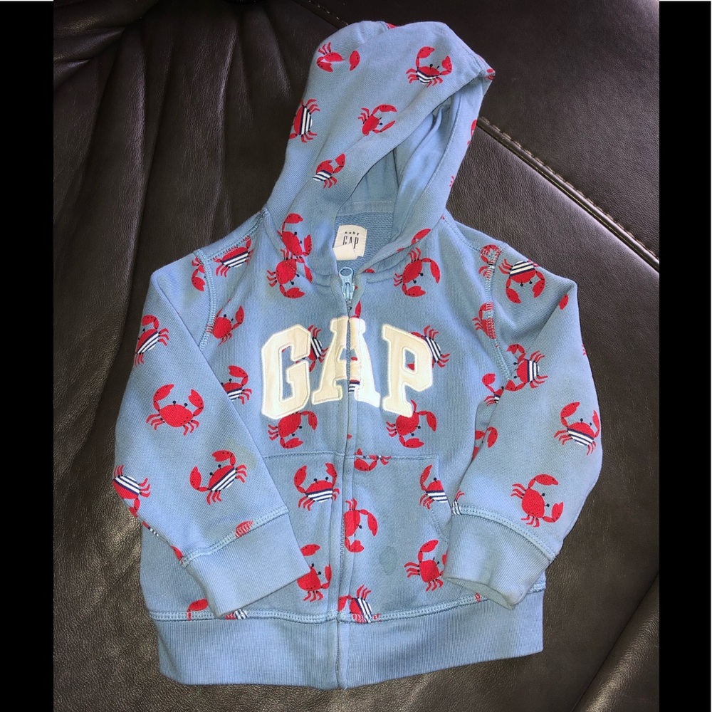 Gap baby crab hoodie